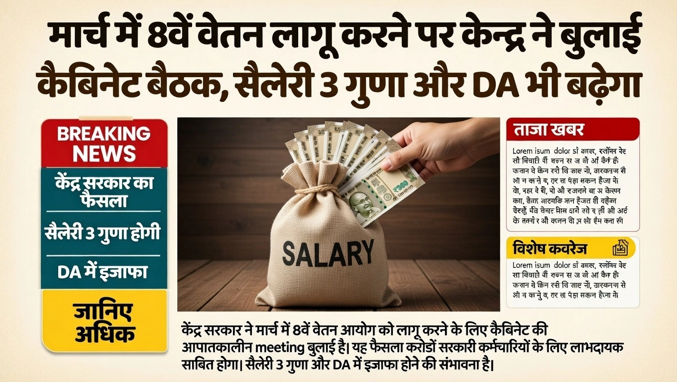 Govt 8th Pay Commission Salary 2026